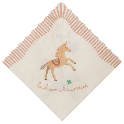 Servilletas Unicornio Happy Birthday / 20 uds.
