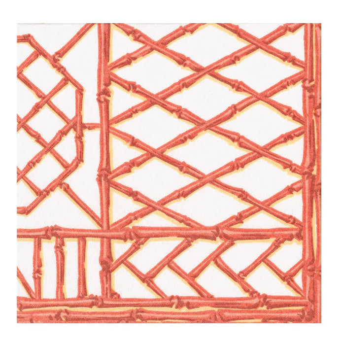 Coral bamboo napkins