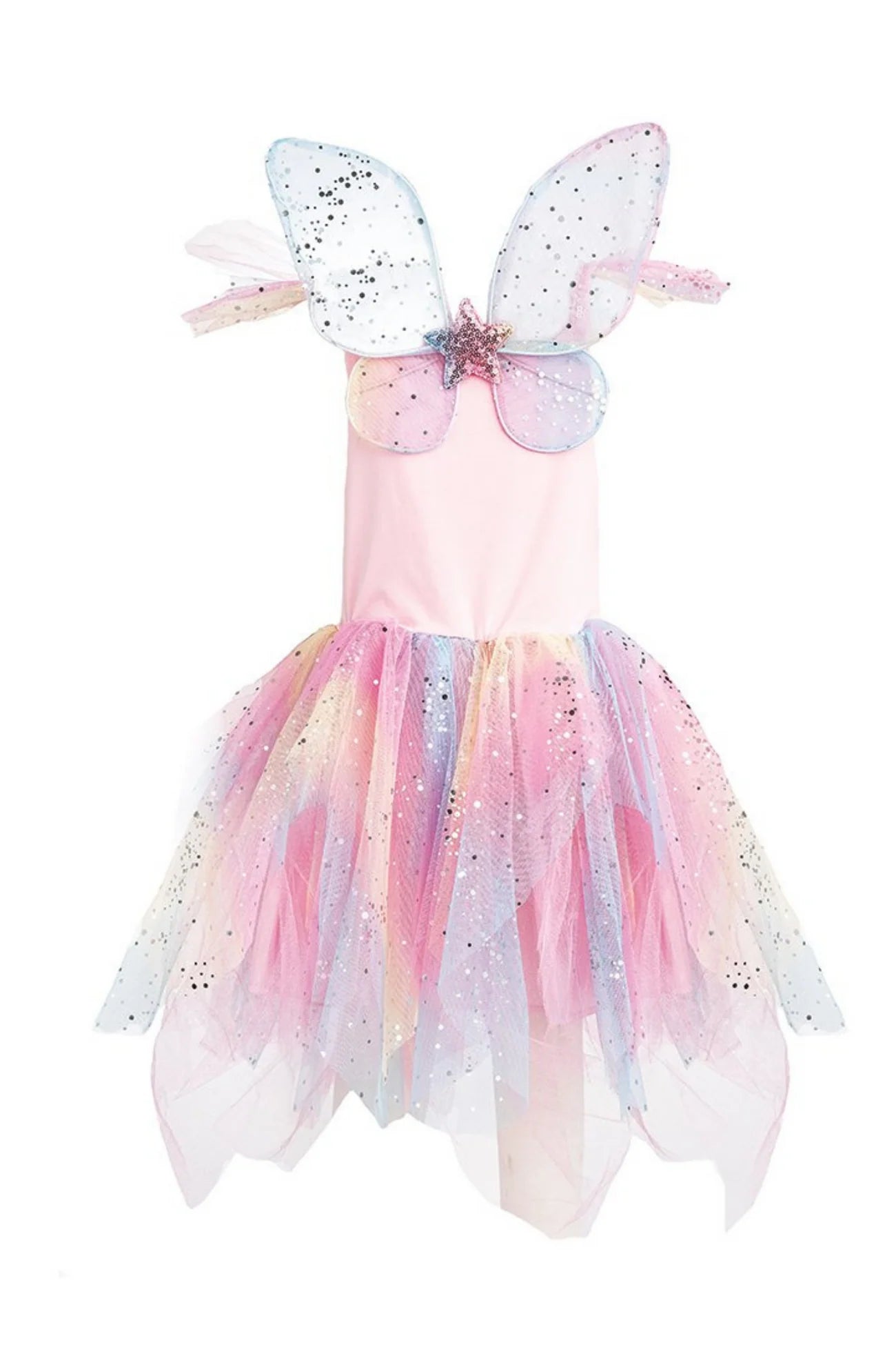 Disfraz Hada multicolor con alas