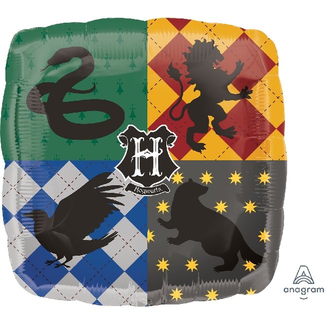 Balão 4 escudos Harry Potter