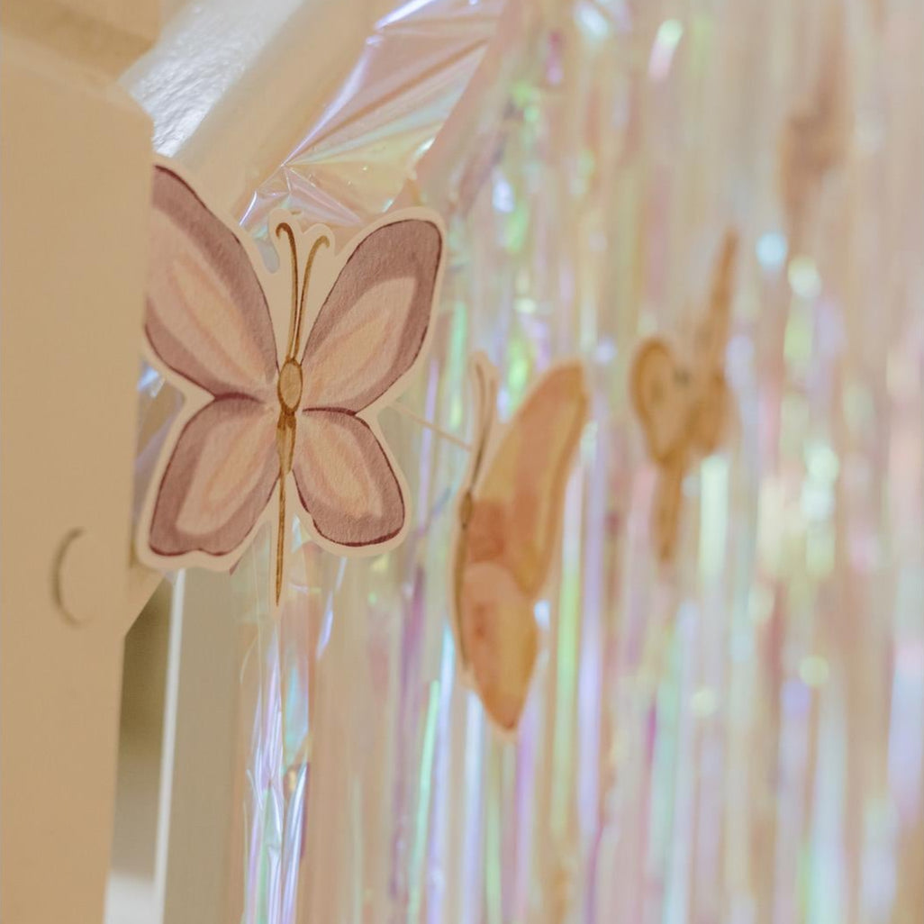 Guirnalda mariposas rosas Cuento de Hadas