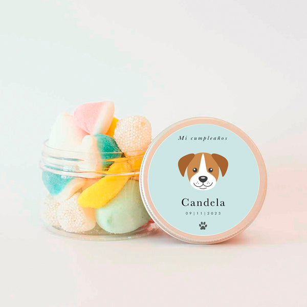 Personalized mint dog pot