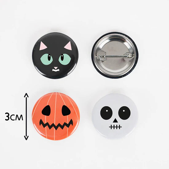 Chapas Halloween / 4 uds.