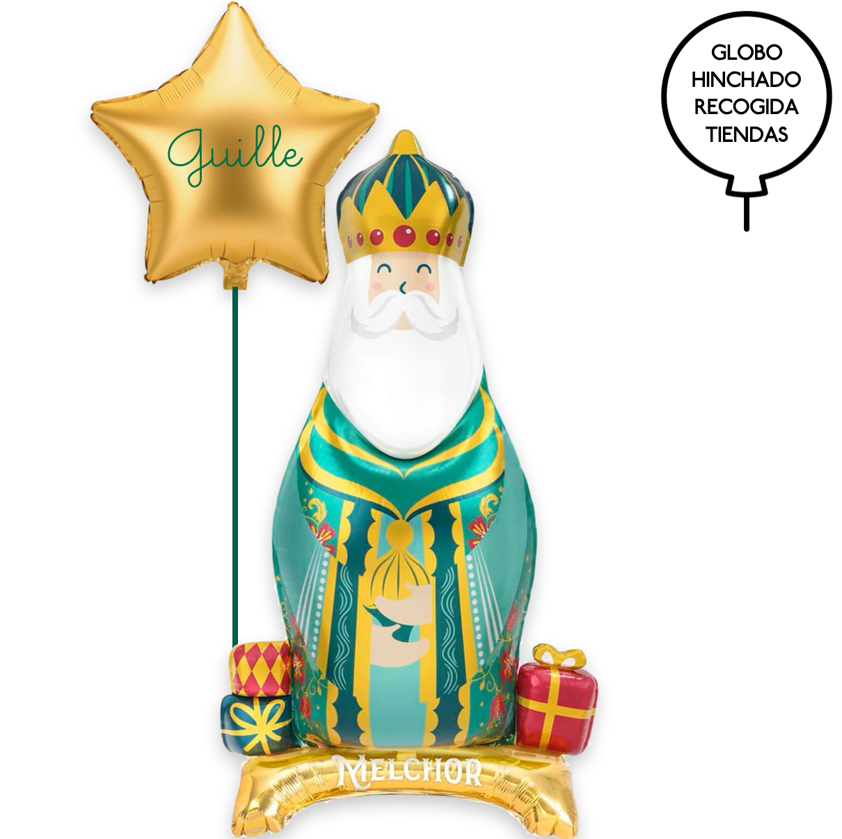 Set deco Reyes Melchor suelo y estrella HELIO