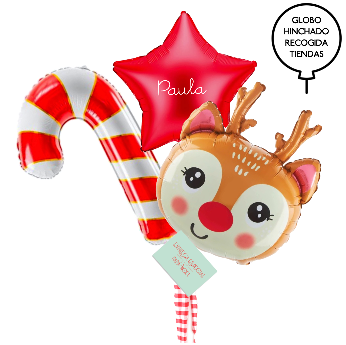 Bouquet globo estrella RENO SONRISA HELIO