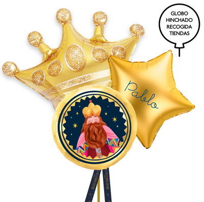 Bouquet corona y estrella Gaspar cinta raso HELIO