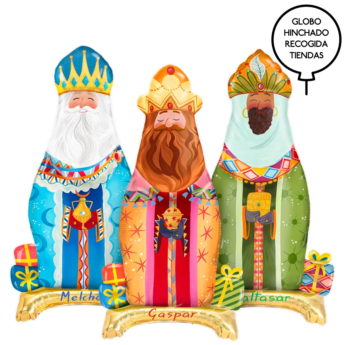 Globo Rey Happy suelo AIRE