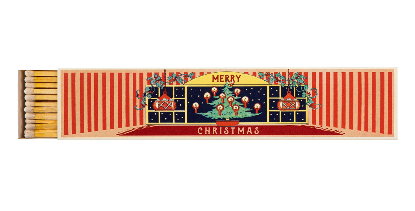 Caja de cerillas largas Christmas Window