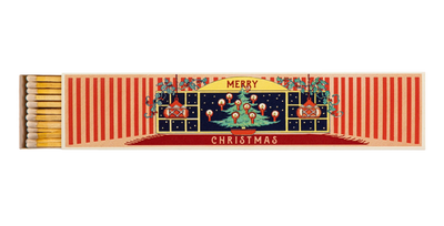 Caja de cerillas largas Christmas Window