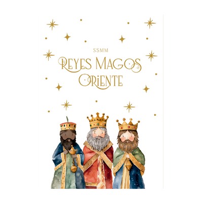 Balões personalizados de Três Reis Magos e grinalda