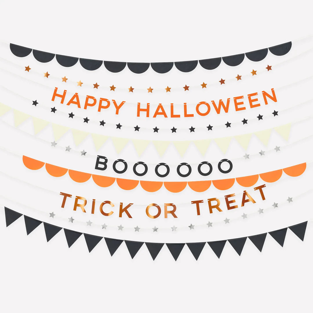 Guirnalda set Happy Halloween vintage