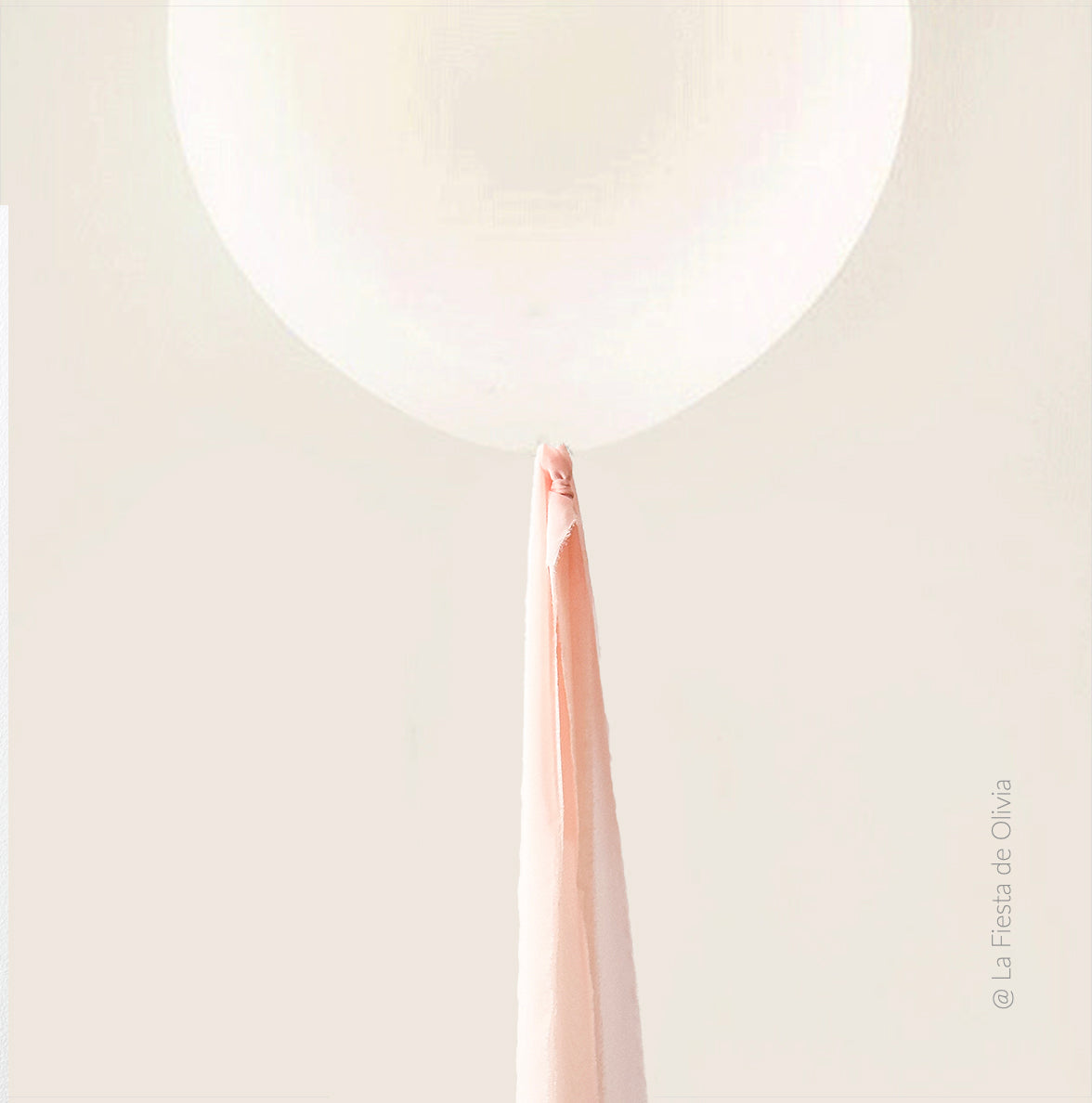 L balão decorado gaze Nude