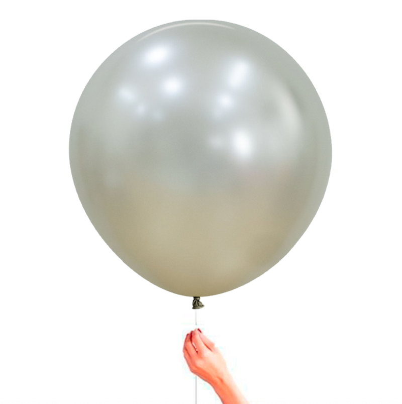 XL latex balloon SILK Perla cream