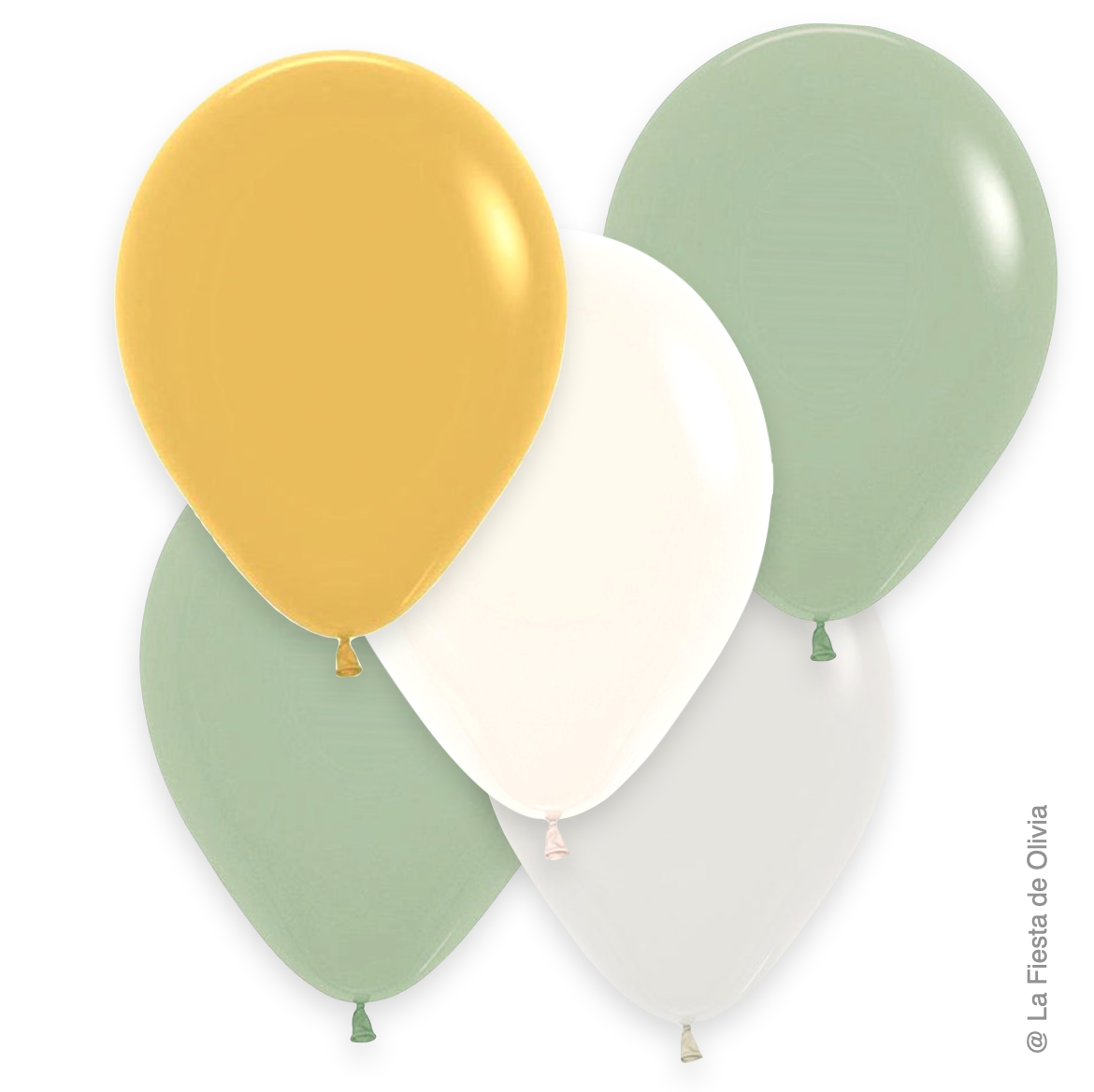 Mix globos Mimosa ECO / 10 uds.