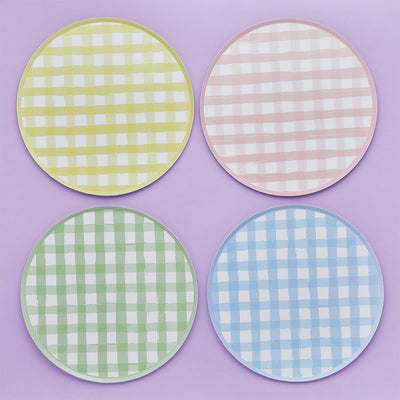Vichy cake mix plate / 8 pcs.