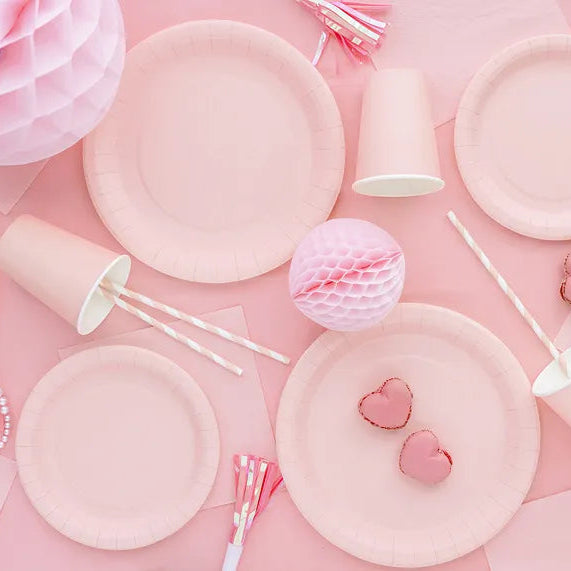 Light pink paper napkins / 20 pcs.