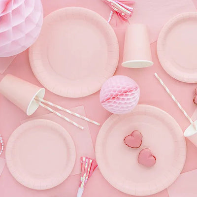 Light pink paper napkins / 20 pcs.