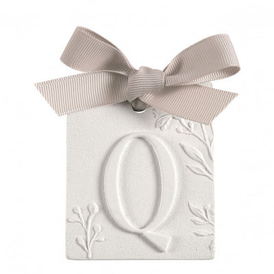 Scented detail Initial with bow