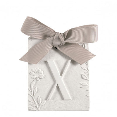 Scented detail Initial with bow