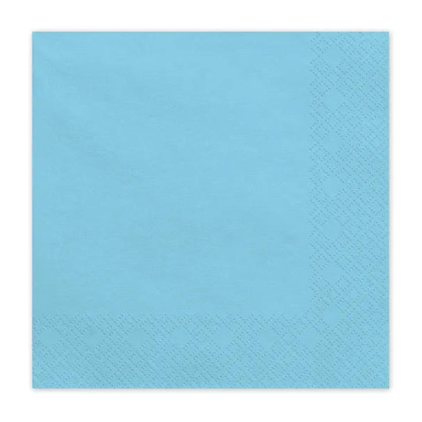 Light blue paper napkins / 20 pcs.