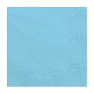 Light blue paper napkins / 20 pcs.