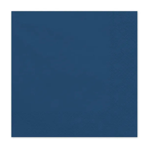 Servilletas de papel azul oscuro / 20 uds.