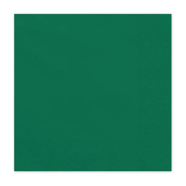 Servilletas de papel verde oscuro / 20 uds.