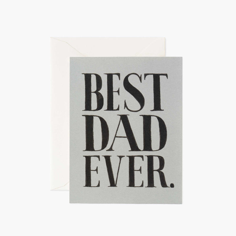 Tarjeta felicitación Best Dad Ever  R. Paper & Co