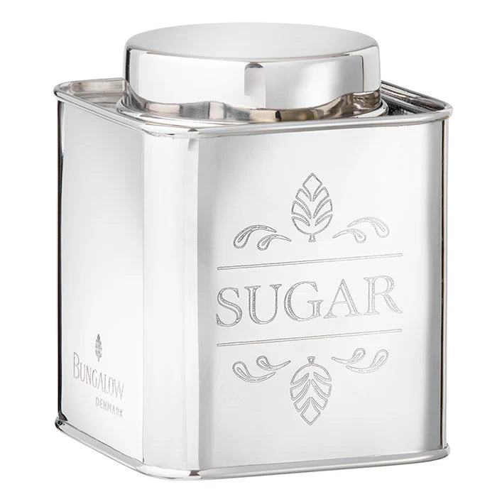 Lata acero inoxidables Sugar