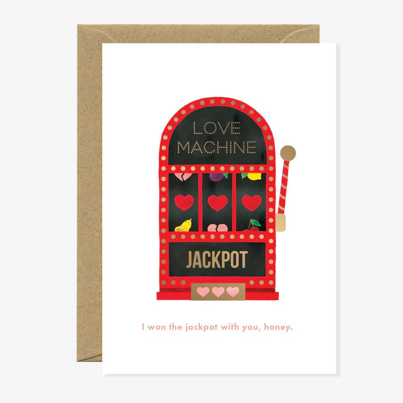 Love roulette greeting card