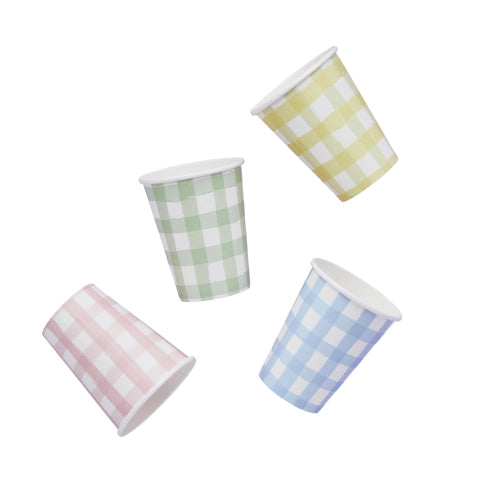 Vichy pastel glass / 8 pcs.