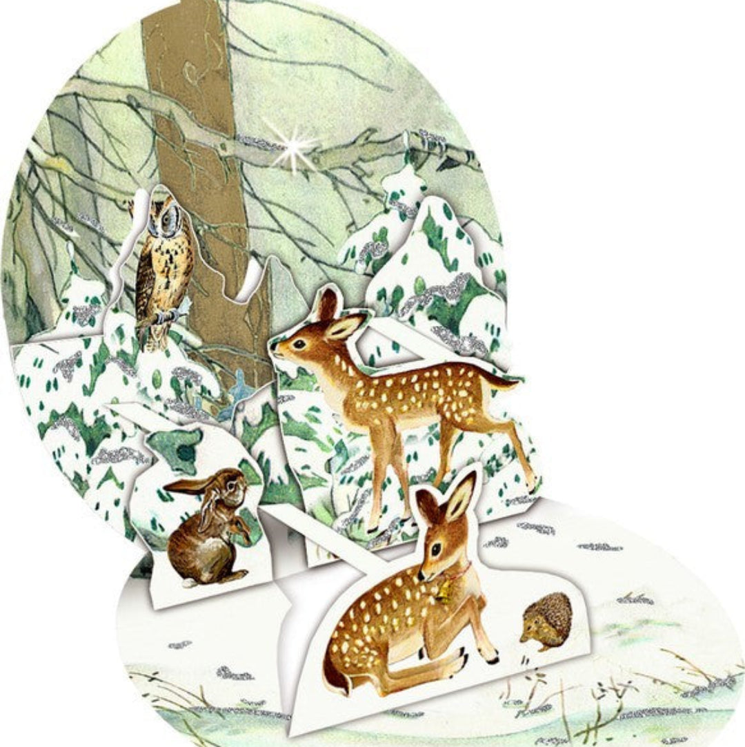 Tarjetas navideñas para colgar Bright Christmas Time