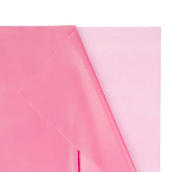 Toalha de mesa sintética básica reutilizável rosa escuro