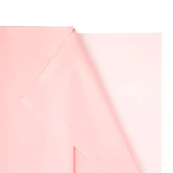 Basic light pink synthetic reusable tablecloth