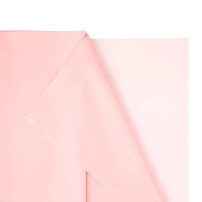 Basic light pink synthetic reusable tablecloth