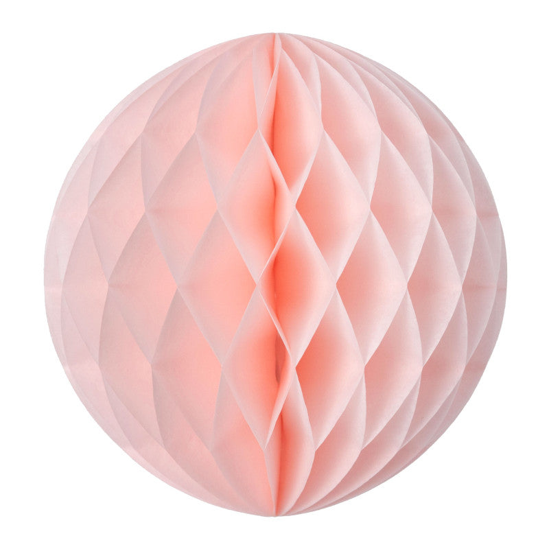 Pink honeycomb ball