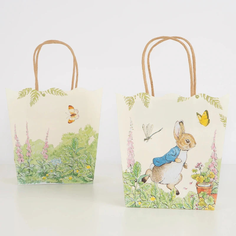 Peter Rabbit and Friends in the Garden Tote Bags