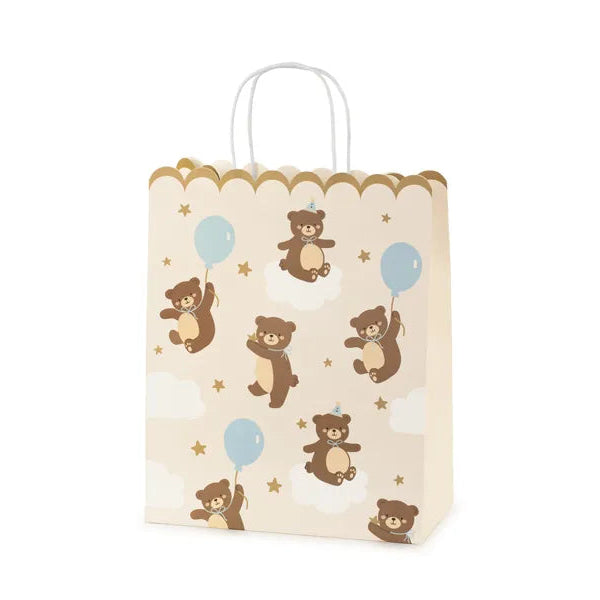 Paper bag teddy bear