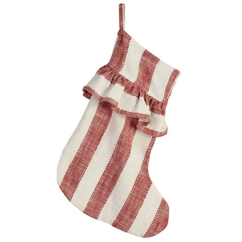 Striped Christmas boot