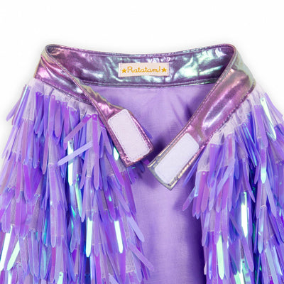 Capa de lentejuelas Lila
