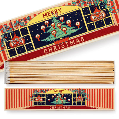 Caja de cerillas largas Christmas Window