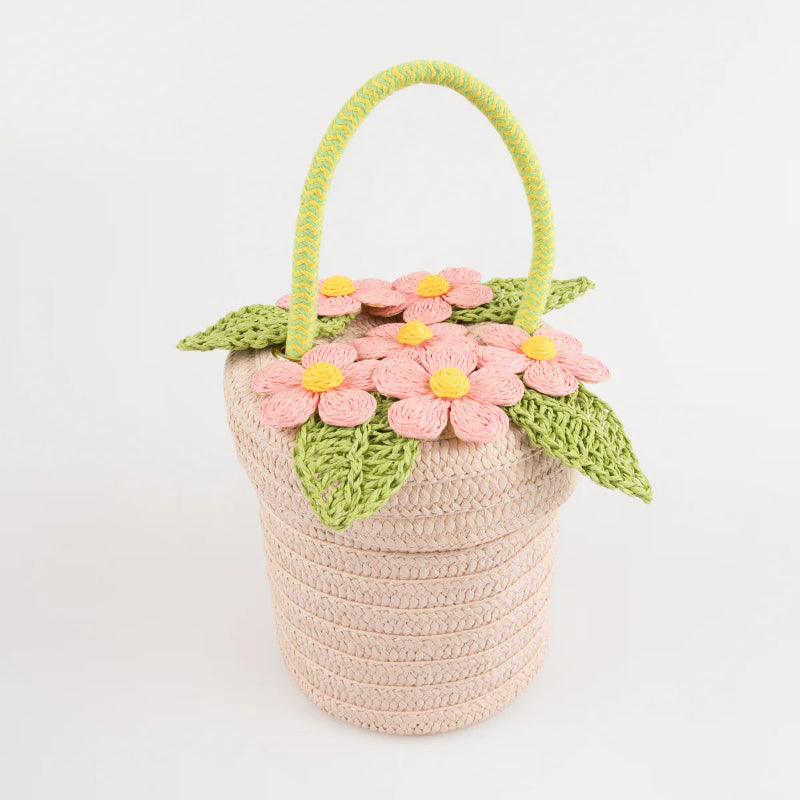 Flower basket bag