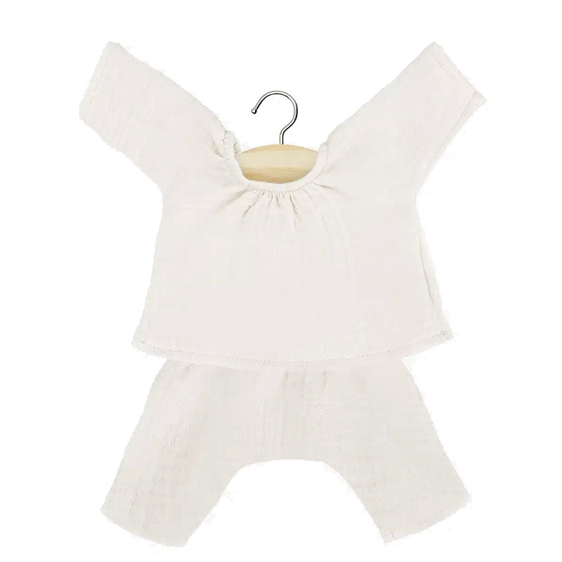 Roupa de algodão cru para boneca Minikane Gordis