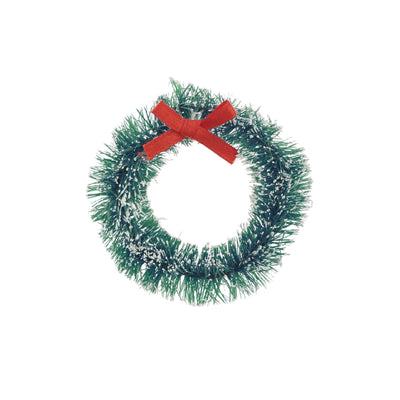 Grinalda de Natal em miniatura para porta / 2 peças. 
