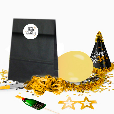 BASIC New Year's Eve party favor bag 