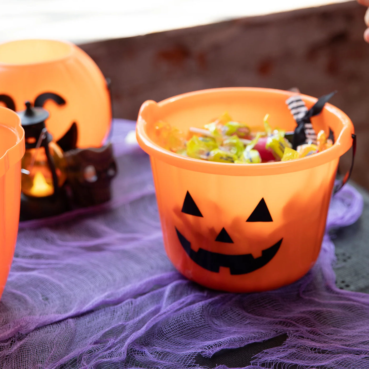 Classic Trick or Treat Pumpkin Bucket
