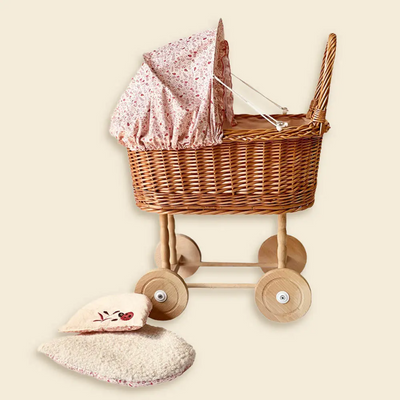 Mini berço de vime para bonecas Minikane Janelle