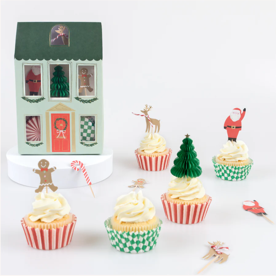 Cupcake kit Christmas Santa's House