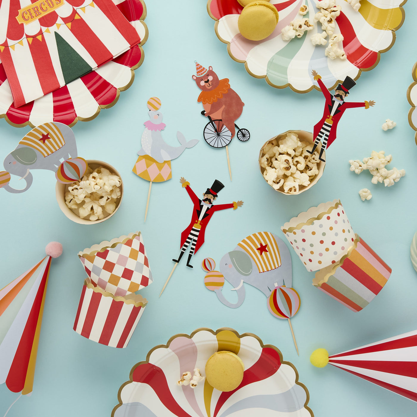 Circus Cupcake Kit / 12 pcs.