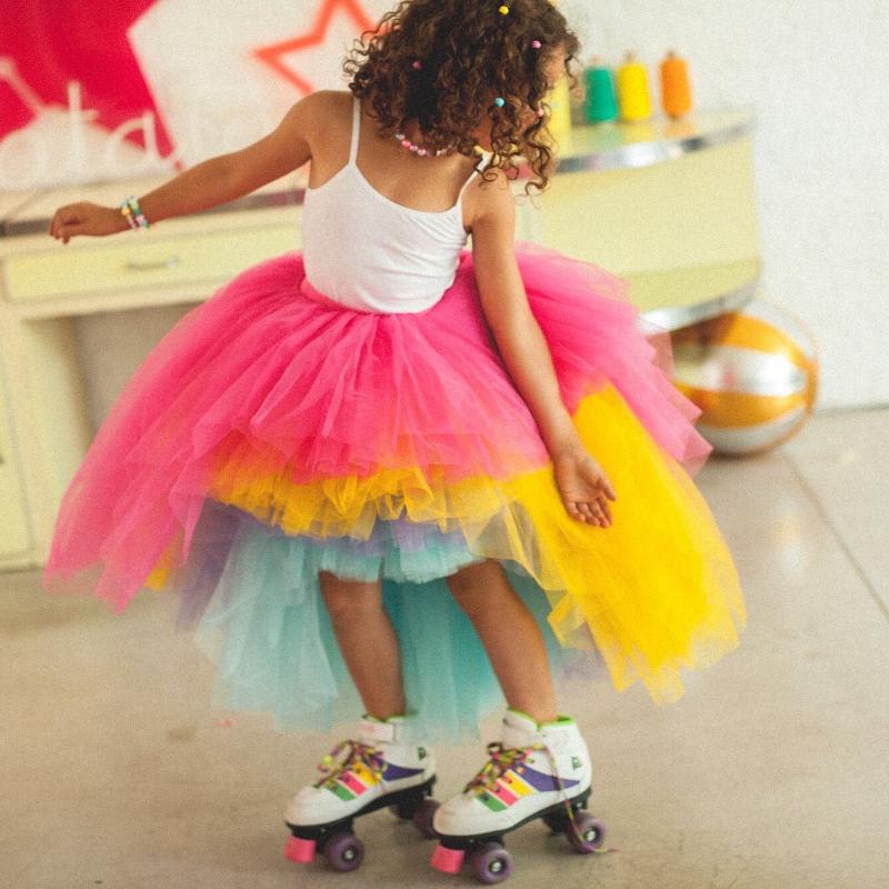 Asymmetrical Black Tutu Skirt